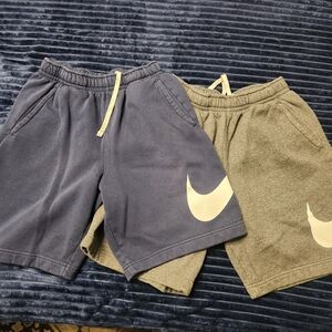 Mens Nike Shorts 2 Pair- Blue and Gray